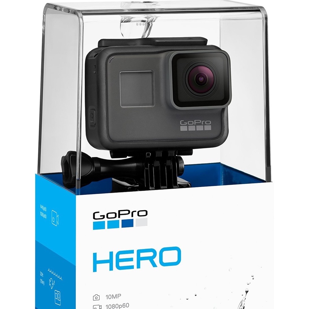 GoPro Hero (brand new) with case and mount